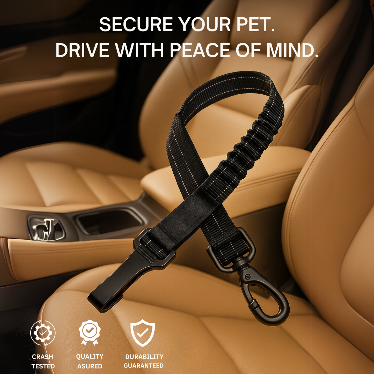 Premium Dog Seatbelt PetCruze