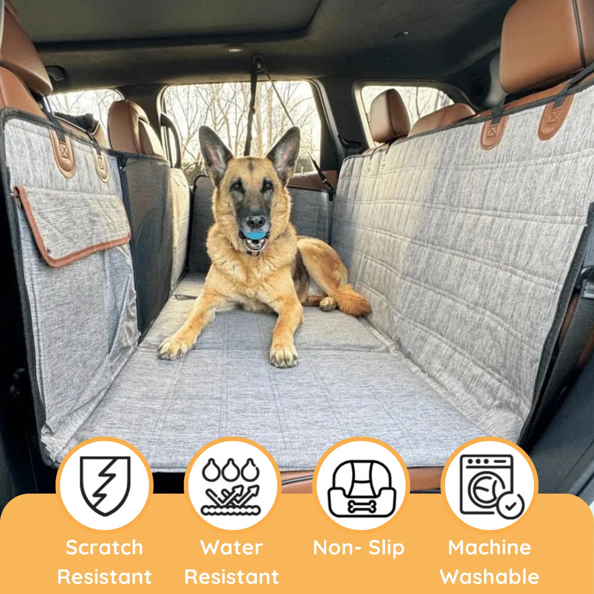 The Backseat Extender - Grey - PetCruze