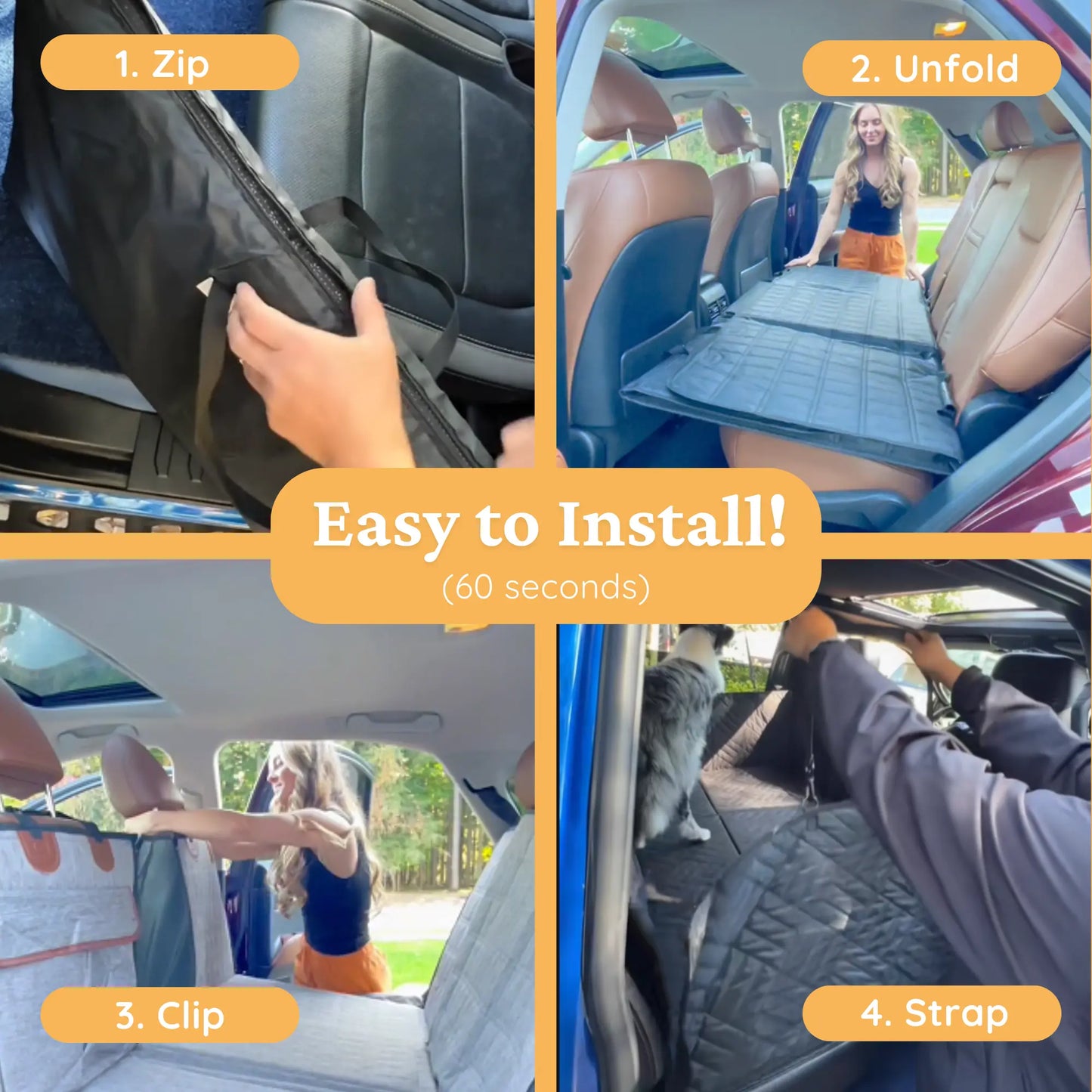 The Backseat Extender - Grey - PetCruze