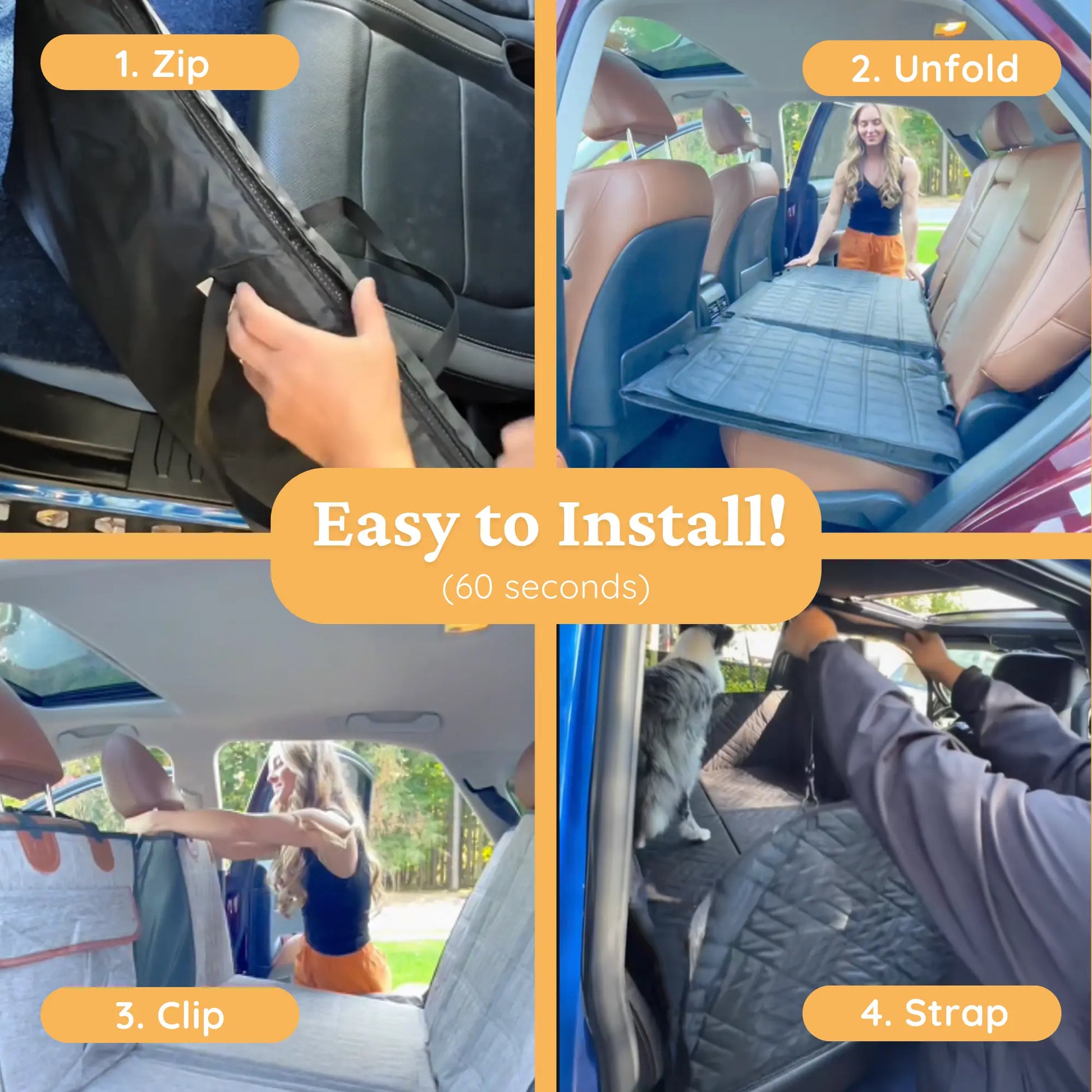 The Backseat Extender - Grey - PetCruze